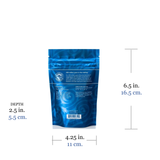 Ancient Minerals® Magnesium Bath Flakes Single Use 0.33 lb in Pouch size 6.5L x 4.25W x 2.5D inches