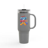 Yes! God Cares For Me 40oz Insulated Travel Mug