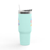 Yes! God Cares For Me 40oz Insulated Travel Mug