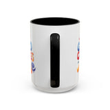 Yes! God Cares For Me Accent Coffee Mug — Inspirational Religious Coffee Mug
