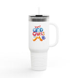 Yes! God Cares For Me 40oz Insulated Travel Mug