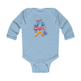 Infant Bodysuit — "Yes! God Cares for Me" Colorful Faith Baby Onesie