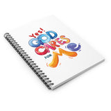 Yes! God Cares for Me Spiral Notebook — Christian Inspirational Journal