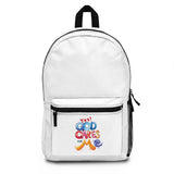 Backpack — "Yes! God Cares for Me" Kids Inspirational School Backpack