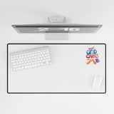 Desk Mat — "Yes! God Cares For Me" Inspirational Desk Mat