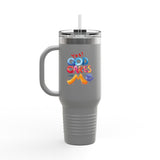Yes! God Cares For Me 40oz Insulated Travel Mug