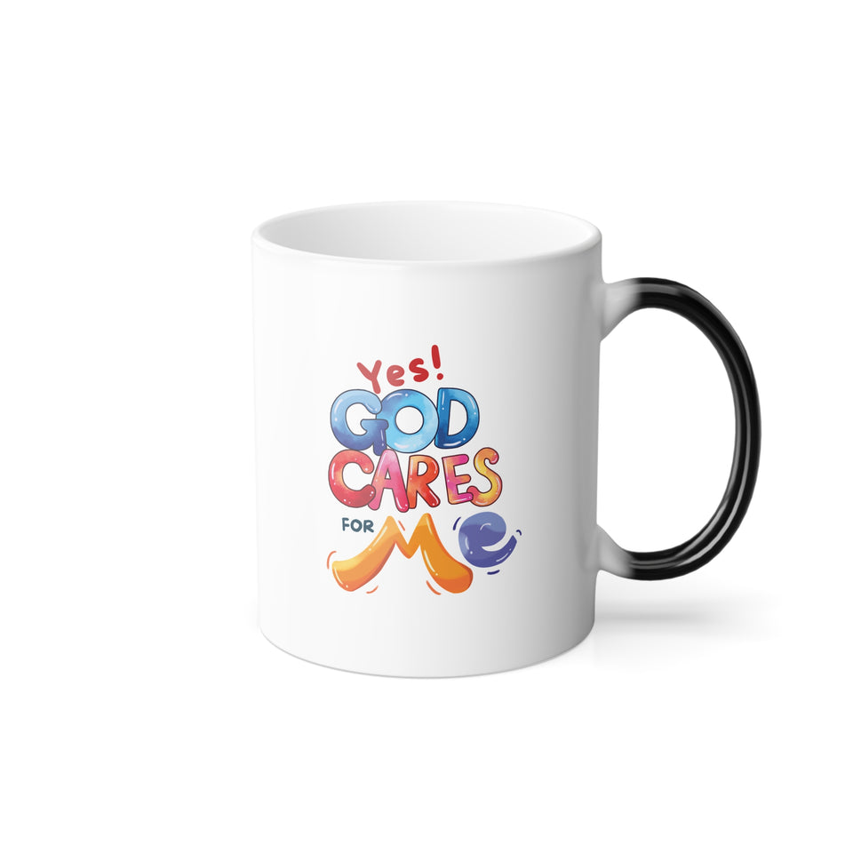 Color-Changing Mug — Cute Cartoon Bubbles 11oz