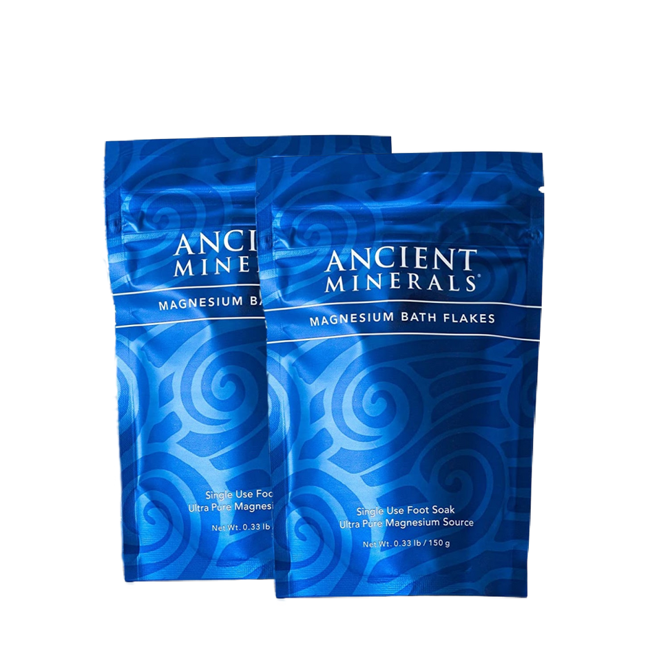 Ancient Minerals® Magnesium Bath Flakes Single Use 0.33lb