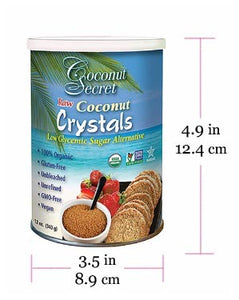 Coconut Crystals (Sugar) 12 fl. oz. 1 Dozen at $5.99/pc