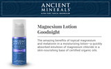 Ancient Minerals® Magnesium Lotion Goodnight Features