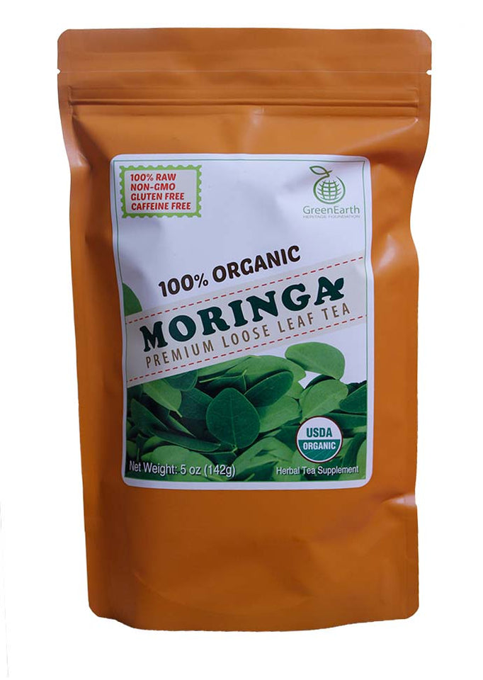 Regular Pack Moringa Loose Leaf Tea 5 oz