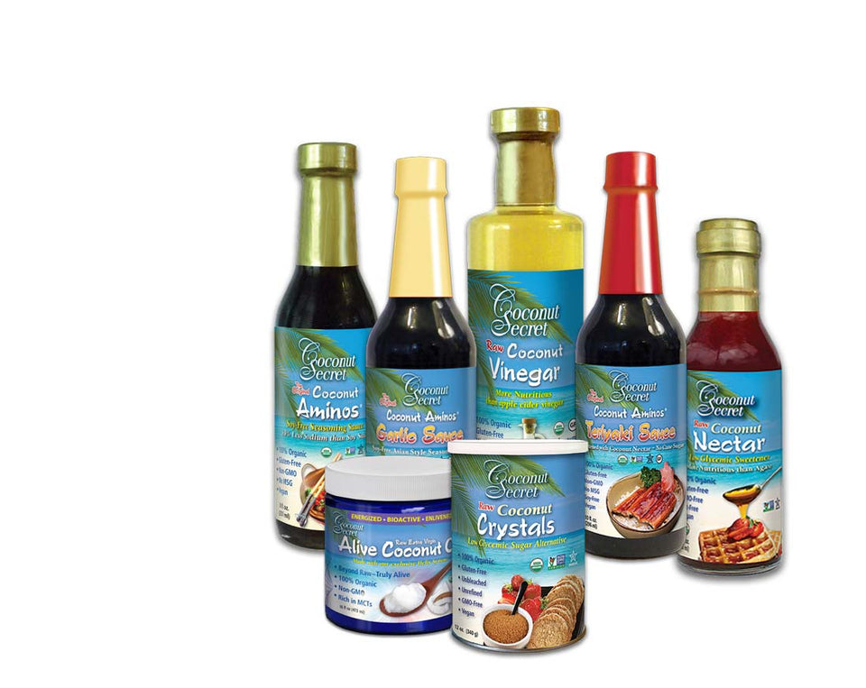 Soy-Free Coconut-based Condiments Set of 7