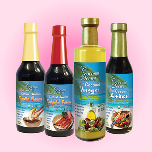 Saucy Soy-Free Coco Seasonings + Coco Vinegar Set of 4