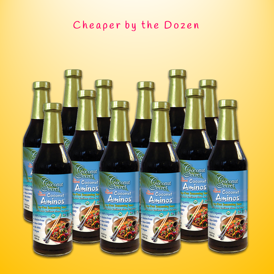 Coconut Aminos Soy-Free Organic Seasoning 16.9 fl. oz., 1 Dozen at $8.23/pc