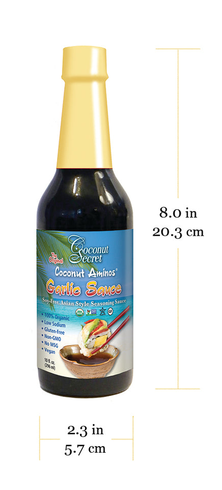 Garlic Soy-Free Organic Coconut Sauce, 10 fl. oz.